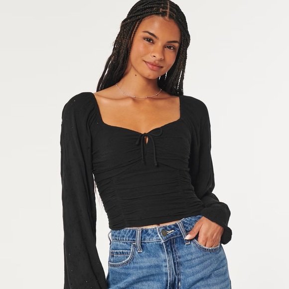 Hollister Black Summer Top - Picture 1 of 5